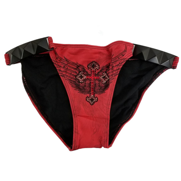 Affliction Bikini Bottom Femme Fatale S New - Picture 2 of 6